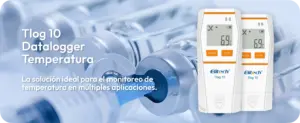 Dataloggers Elitech Tlog 10 para el monitoreo y registro de temperatura en aplicaciones de cadena de frío, laboratorios, transporte y almacenamiento de productos sensibles.