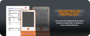 Elitech GSP-6 Pro con función de registro de respaldo o shadow data para conservar la integridad de los datos cuando el registrador se detiene o inicia accidentalmente.