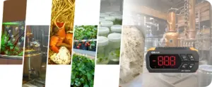 Controlador de temperatura Elitech STC-1000HX utilizado en panificación, elaboración de bebidas, invernaderos, crianza de animales, avicultura y sistemas de acuicultura.